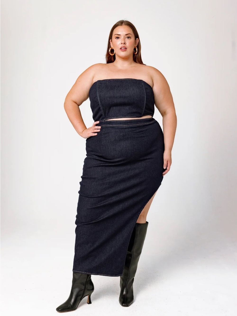 Gia IRL Isabella denim dress new size 18/20